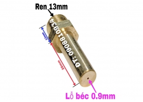 BÉC PHUN GA DÀI 41MM CHÂN REN 13MM